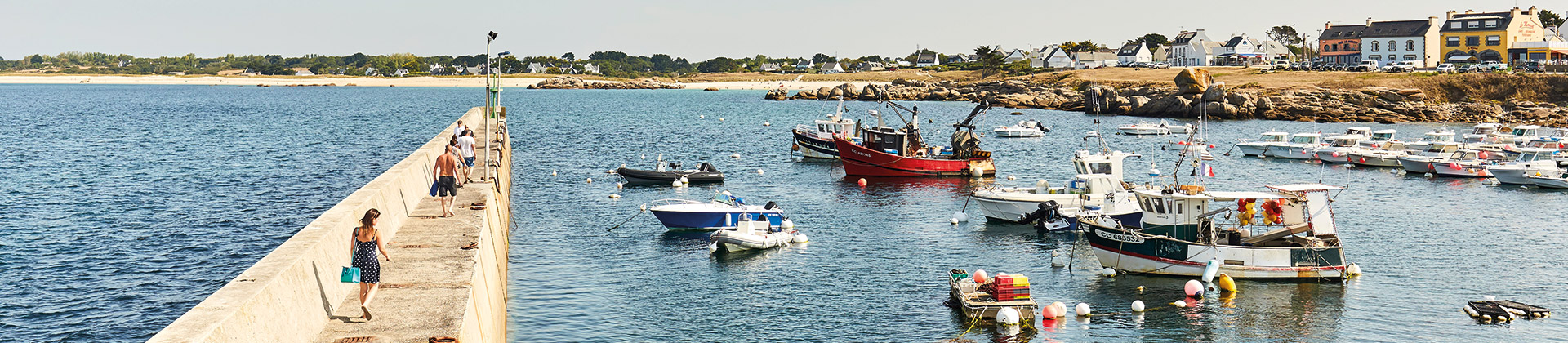 La vente directe de poissons au port de Trévignon