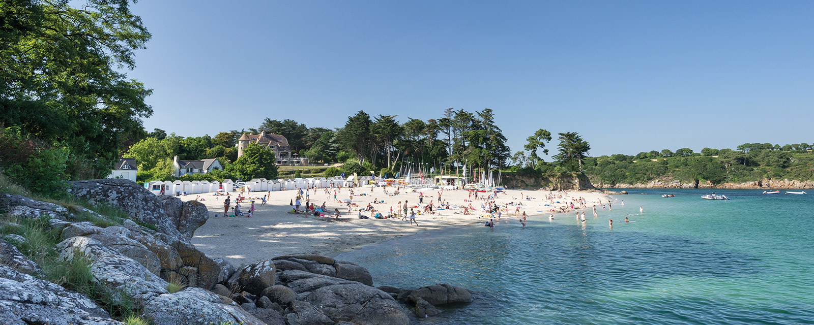 Saint-Nicolas, ein Vintage-Strand 