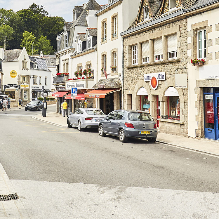 Parkplatz in Concarneau – Pont-Aven