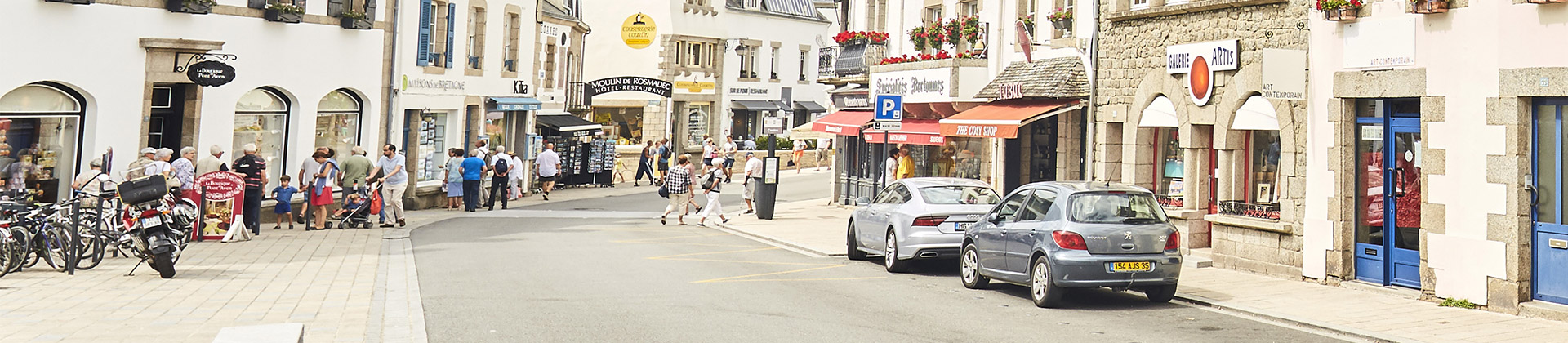 Parkplatz in Concarneau – Pont-Aven