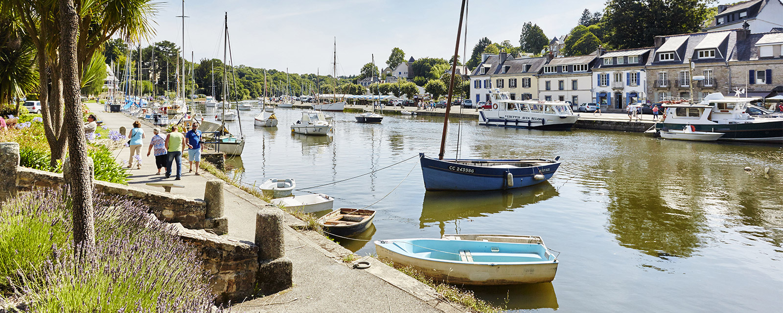 A colorful harbour