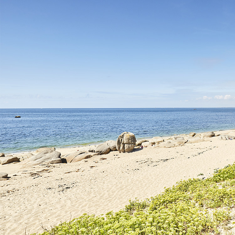 La plage naturiste de Kerannouat à Trégunc