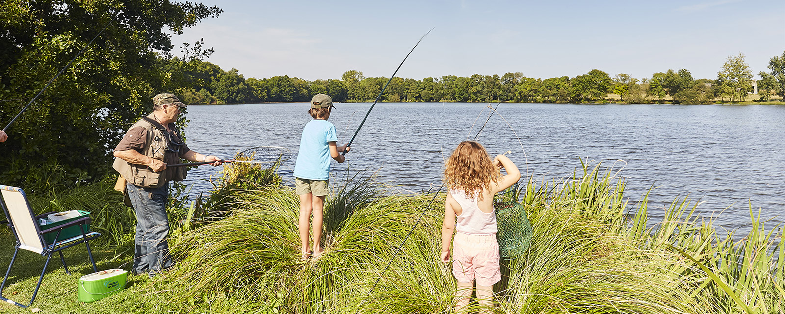 Partie de pêche aux étangs de Rosporden