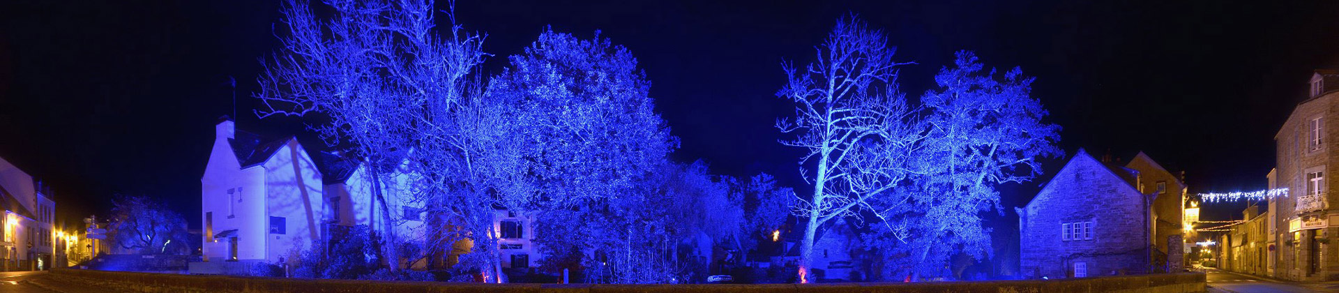 Pont-Aven in lights