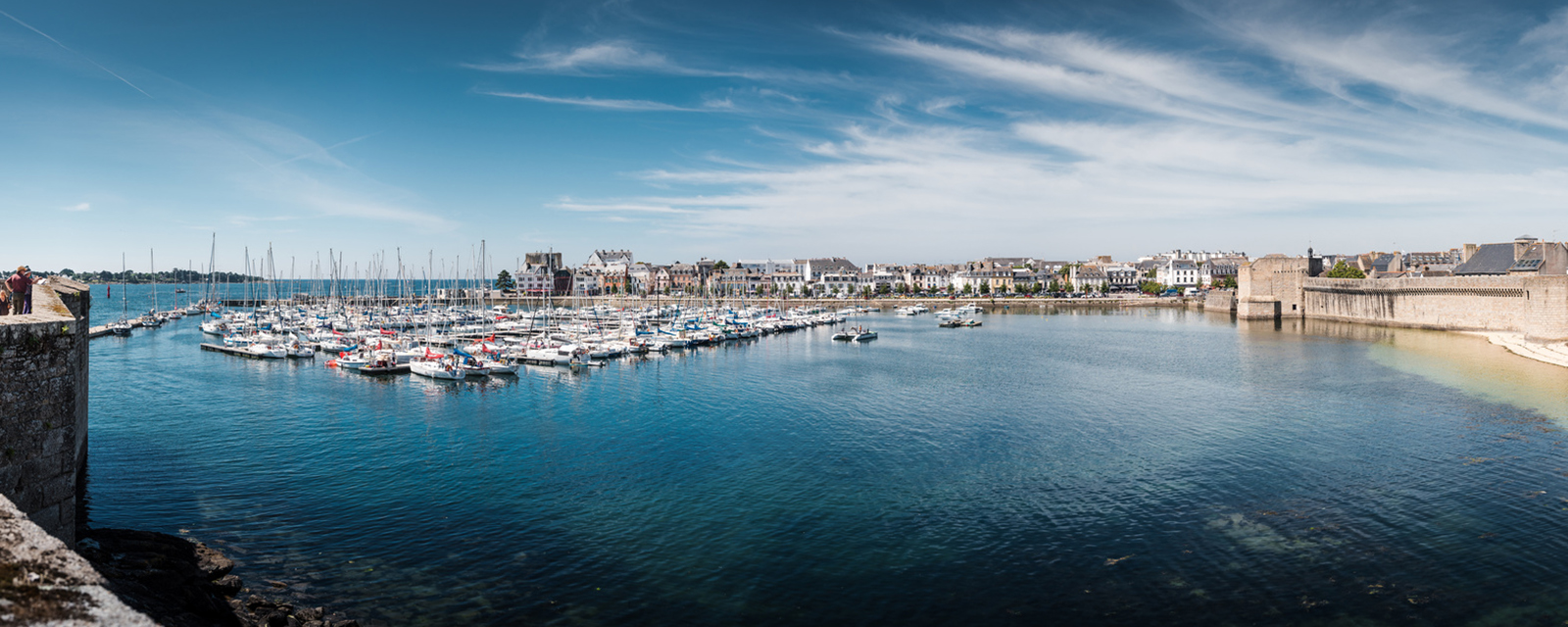 Der Jachthafen von Concarneau