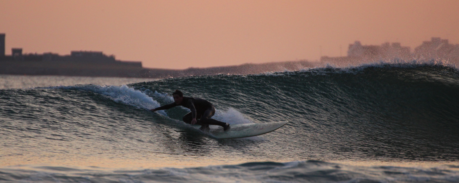 Surf Session am Strand von Dourveil in Trégunc