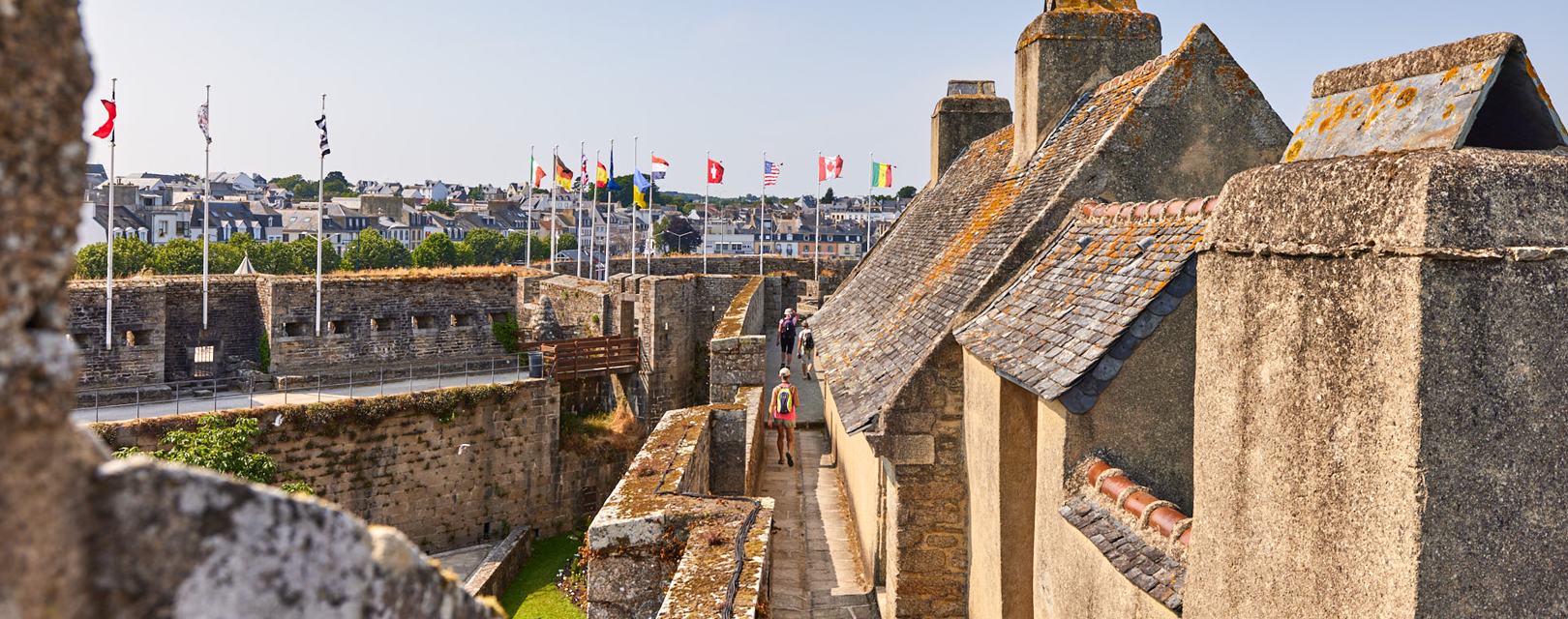 Ville Close de Concarneau - Concarneau Finistère Bretagne - remparts