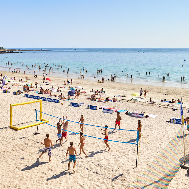 activités sportives de Concarneau à Pont-Aven - Sport sur la plage - Finistère sud, Bretagne
