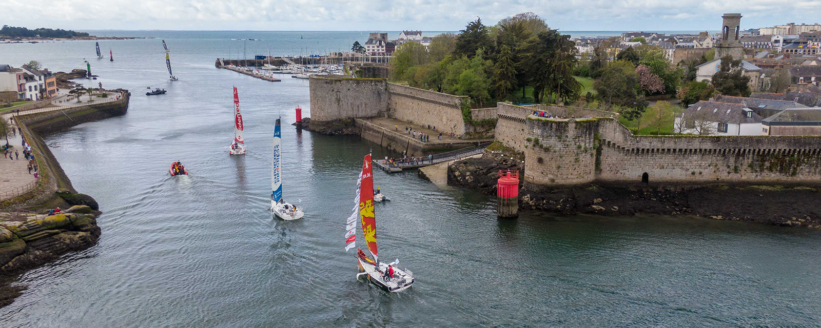 Départ du port de Concarneau - ©Transat Paprec