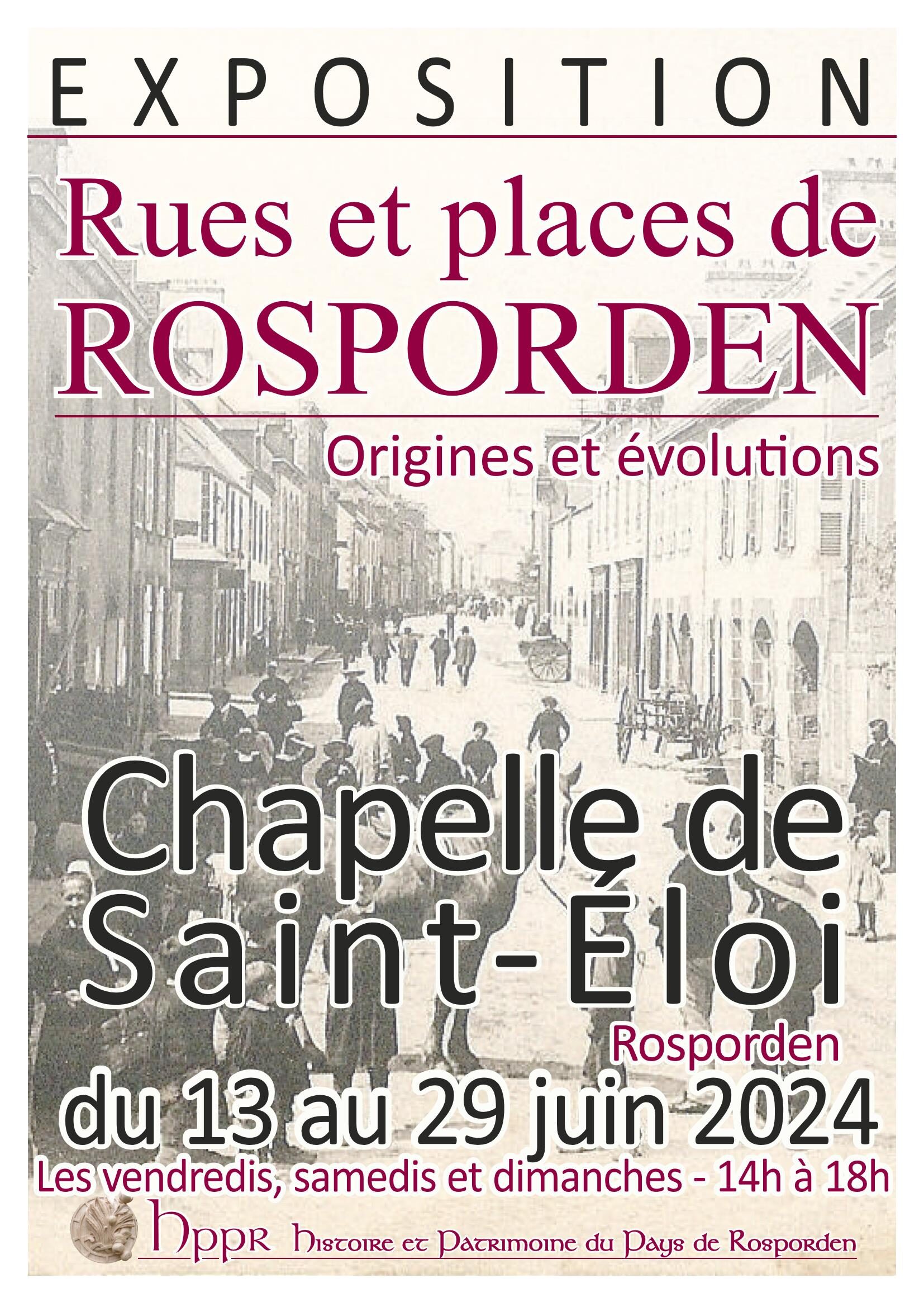 Exposition Rues et places de Rosporden