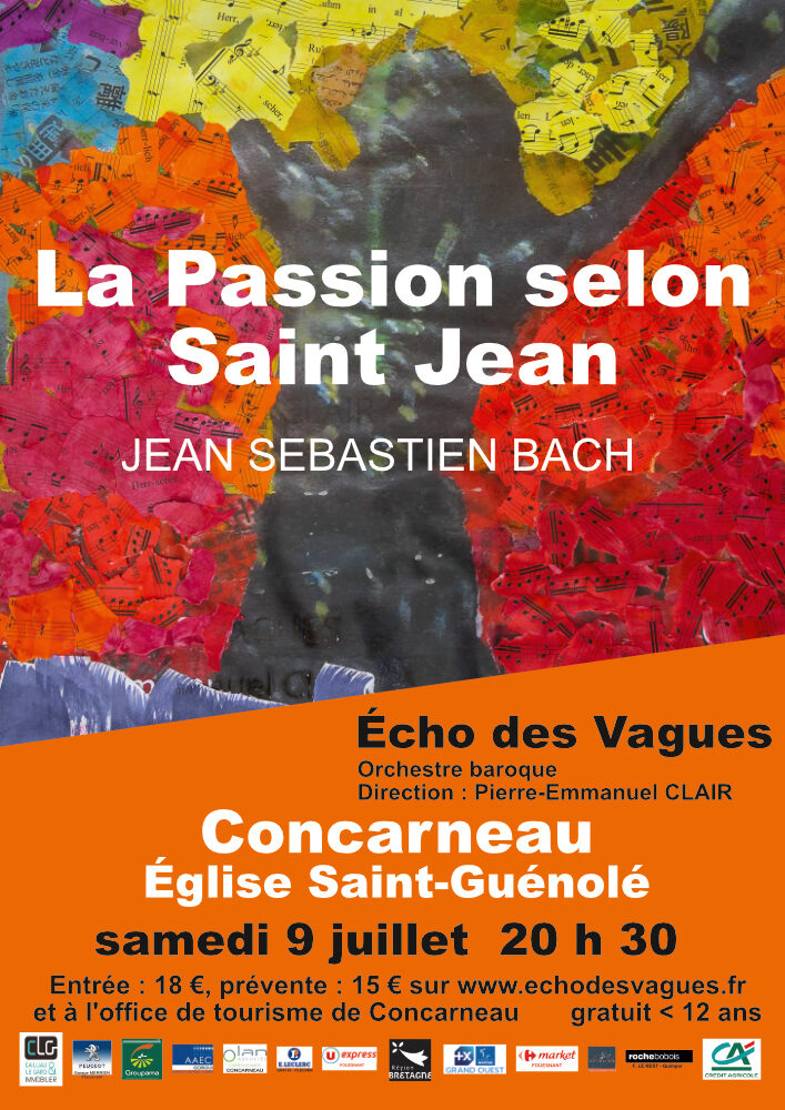 Concert La Passion selon St Jean de JS Bach