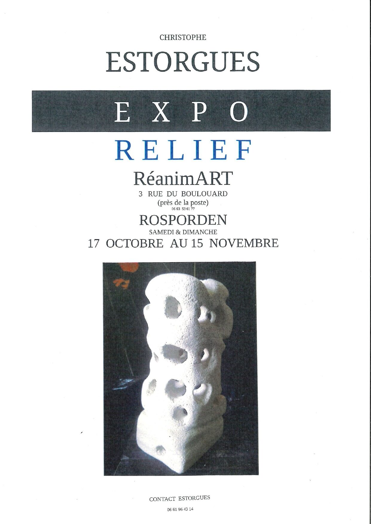 Exposition de Christophe d&rsquo;Estorgues