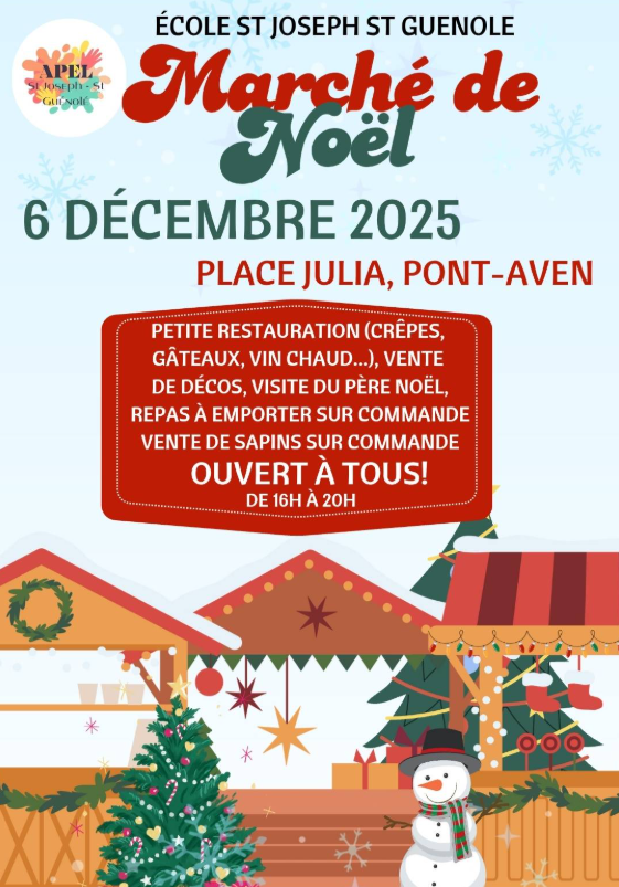 Marché de Noël de l’APE 🎅
